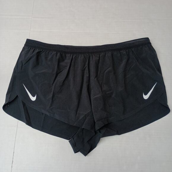 Nike AeroSwift ADV 2” Lined Running Shorts Black Men’s 2XL